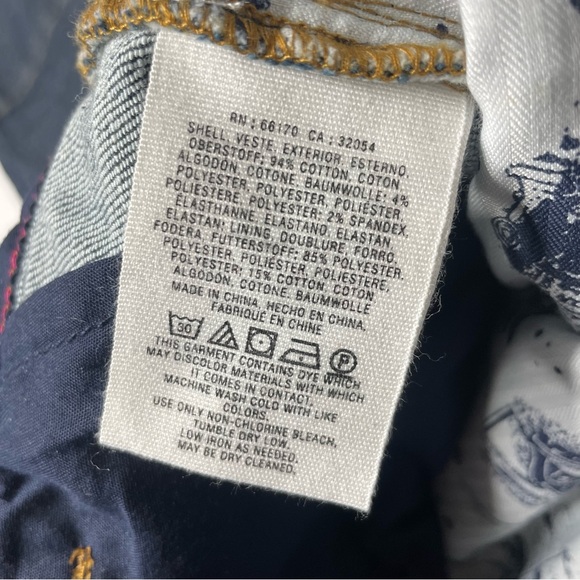 ANTHROPOLOGIE Pilcro Wide Leg Trouser Jumpsuit Denim Letterpress - Picture 10 of 10